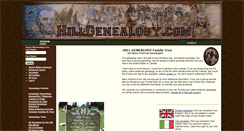 Desktop Screenshot of hillgenealogy.com
